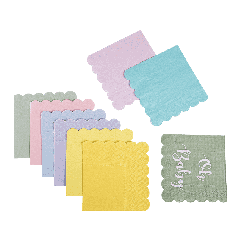 24x24 Kolorowe wysokiej jakości serwetki odcinane SJ6101