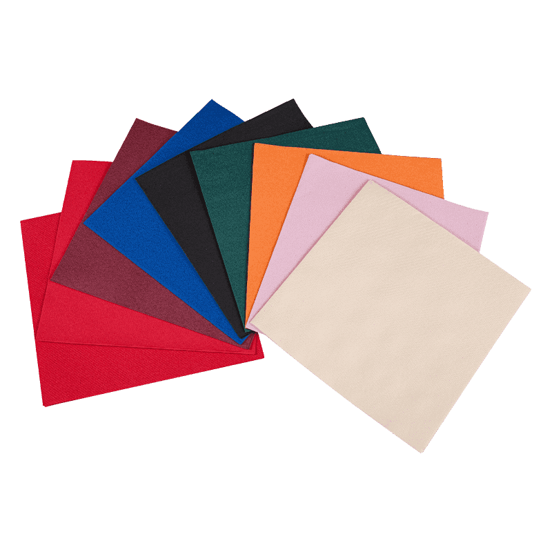 40x40 1/4 lniane kolorowe serwetki Airlaid Do jednorazowe serwetki papierowe SJ2102