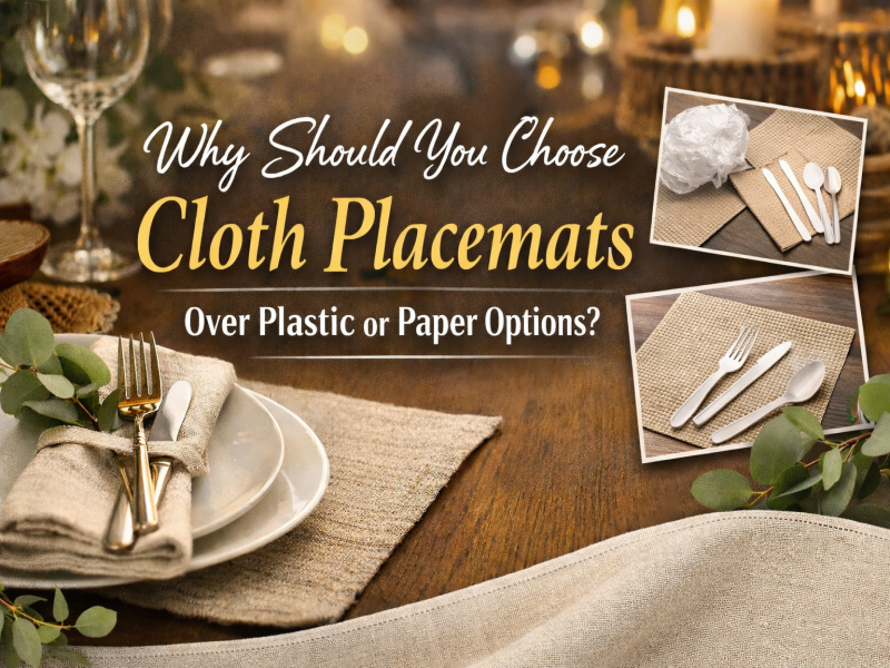 Dlaczego warto wybrać podkładki materiałowe zamiast plastikowych lub papierowych?